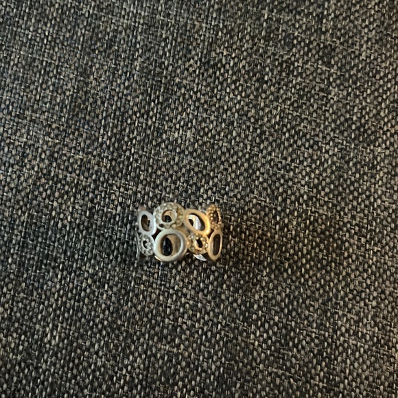 Brightonretired silverplateCalliope swavorski crystals size 7 ring matching set - Picture 5 of 5